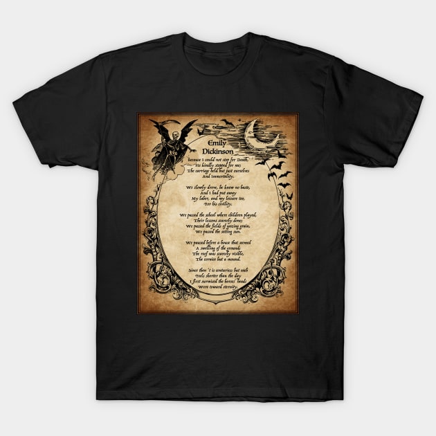 I Could Not Stop For Death T-Shirt by RavenWake